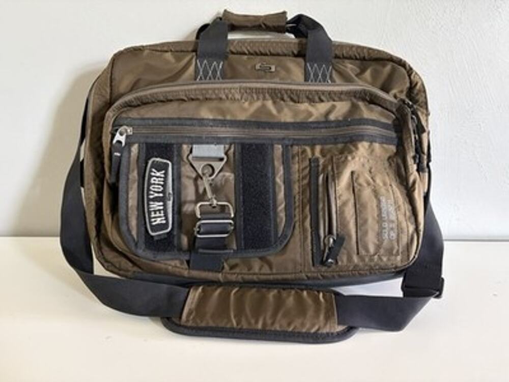 Solo New York Zone hybrid Briefcase Backpack Brown, Fits 15.6" Laptop (0180)